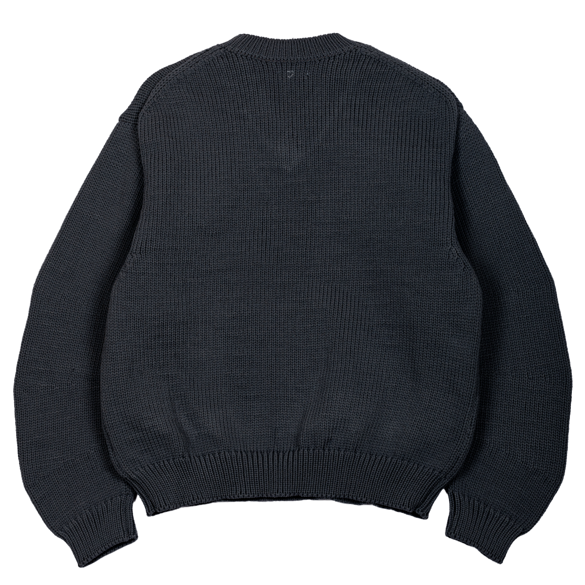 Organic V-neck Knit(BLACK) – BASICKS