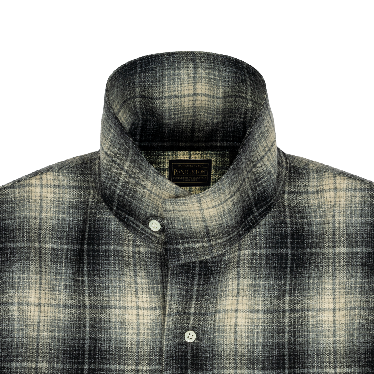x Pendleton x DELUXE Shadow Check Shirt(BLACK) – BASICKS