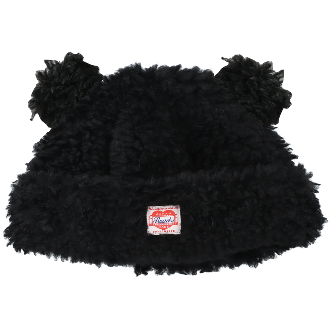 帽子 basicks BEAR BEANIE Bear Beanie(BLACK) – BASICKS