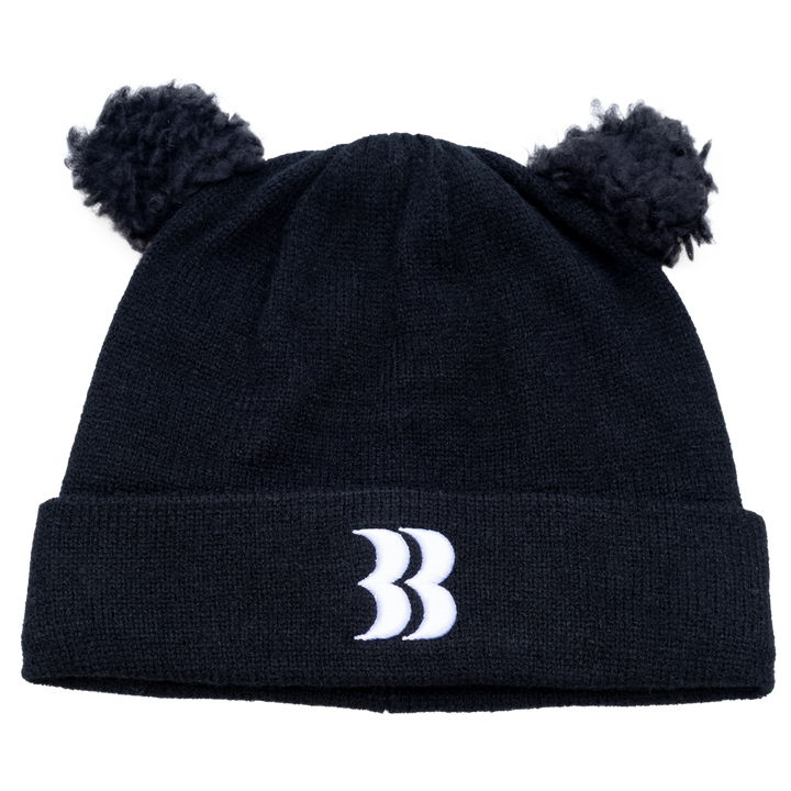 Removable Bear Ear Beanie(BLACK) – BASICKS