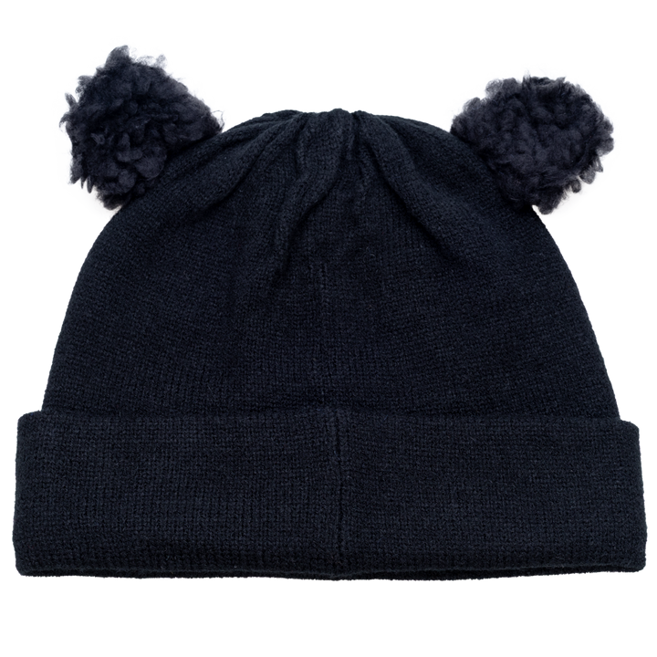 Removable Bear Ear Beanie(BLACK) – BASICKS