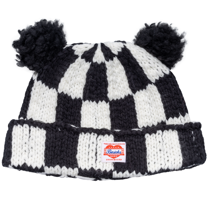 Checkered Flag Bear Beanie – BASICKS