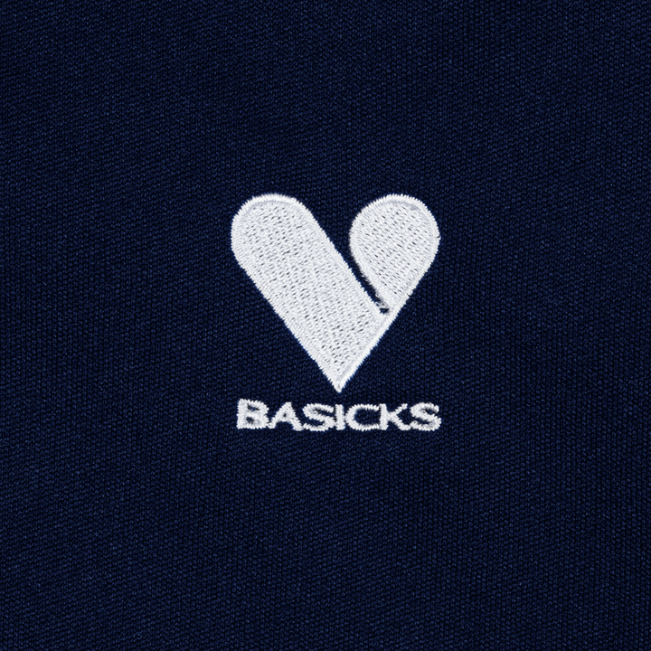 LS 90's Vibes Football T-shirt(NAVY) – BASICKS