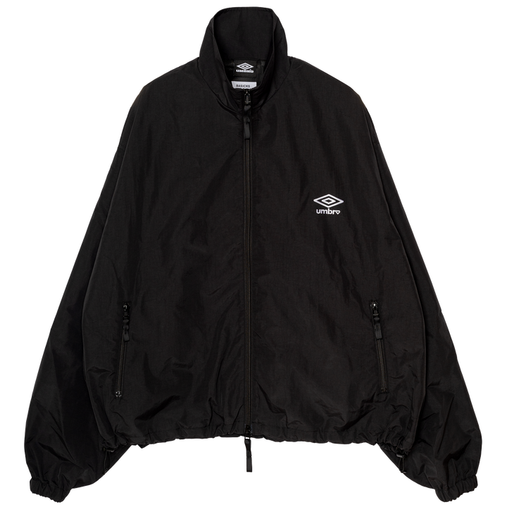 X UMBRO NYLON TRACK JACKET & TROUSERS(BLACK) – BASICKS X UMBRO NYLON TRACK JACKET & TROUSERS(BLACK) – BASICKS