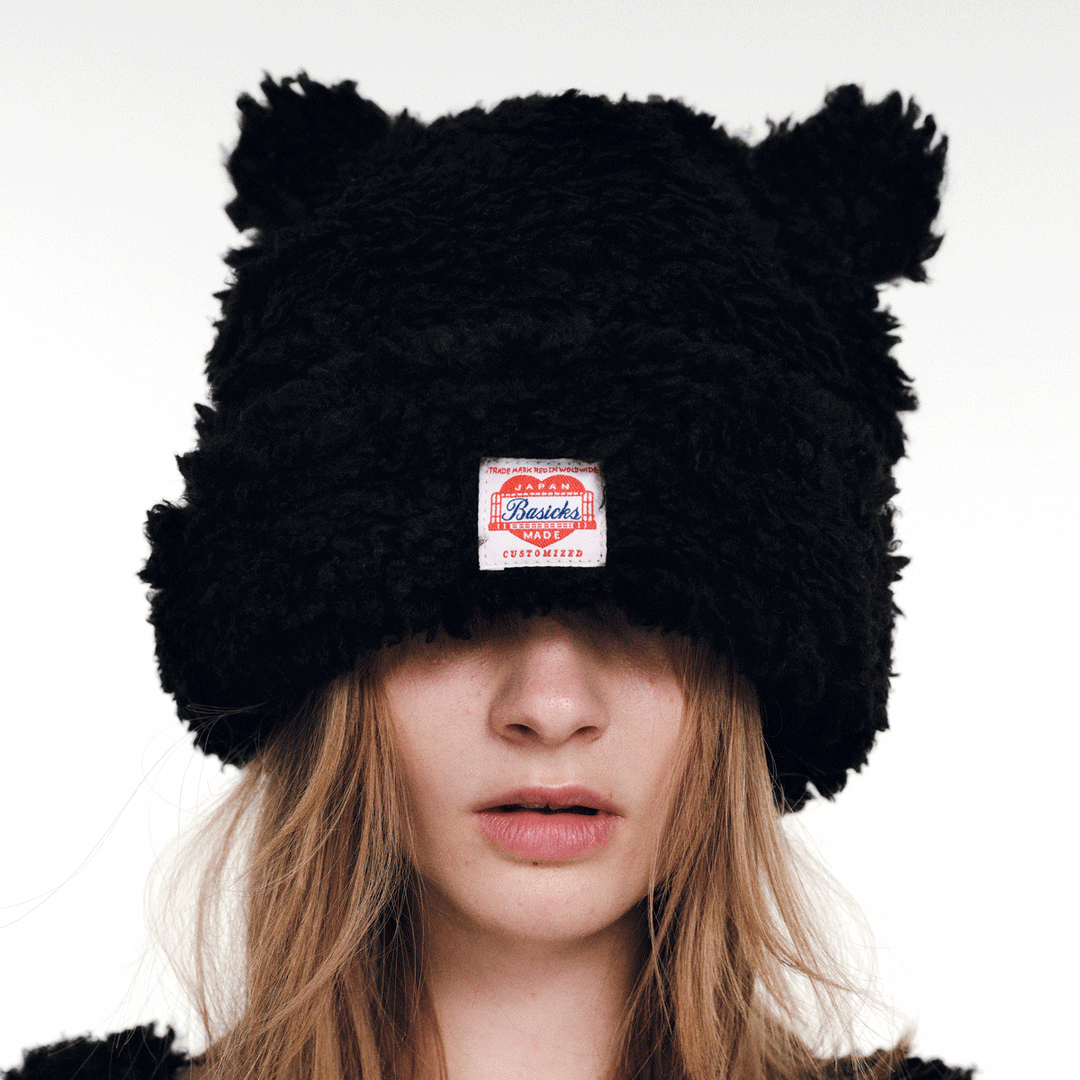 BASICKS/ベーシックス】Bear Beanie Bear Beanie(BLACK) – BASICKS BASICKS/ベーシックス】Bear Beanie Bear Beanie(BLACK) – BASICKS