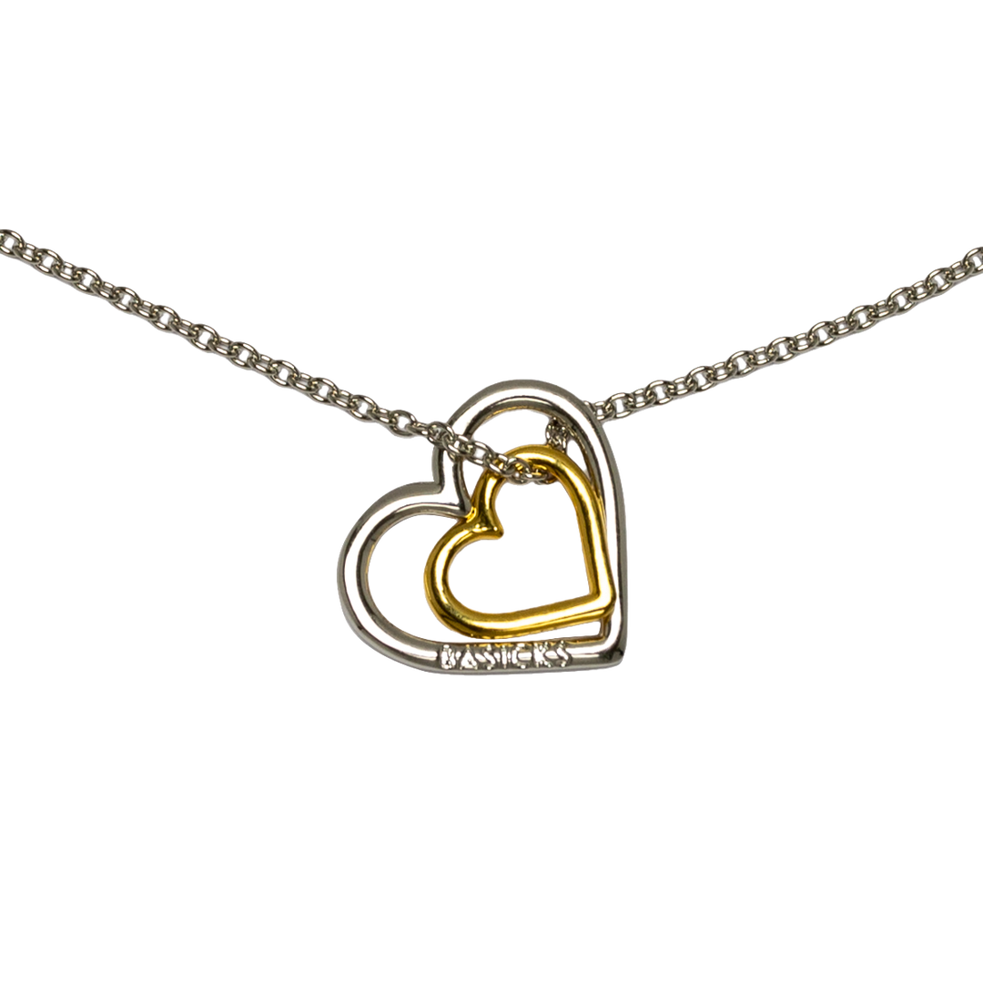Two in one Heart Necklace – BASICKS Two in one Heart Necklace – BASICKS