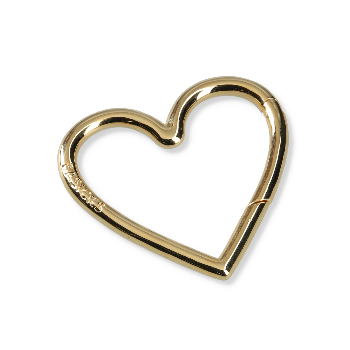 Gold Plating Heart Carabiner – BASICKS