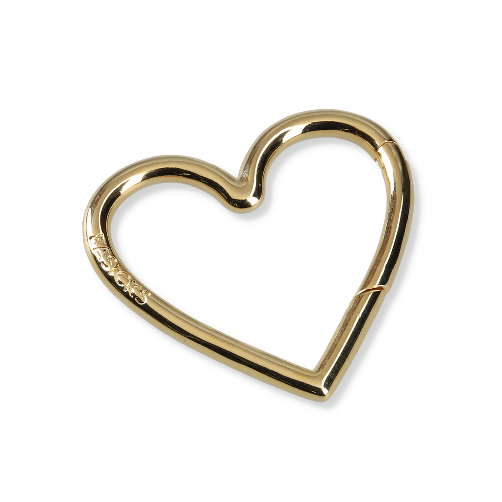 新品未使用　basicks ハートカラビナ　ゴールド BASICKS - 【残りわずか】Gold Plating Heart Carabiner