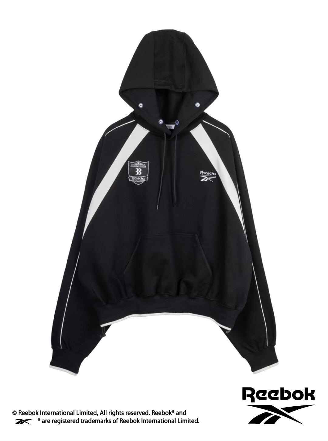 x Reebok Uniform Sweat Hoodie(BLACK) – BASICKS