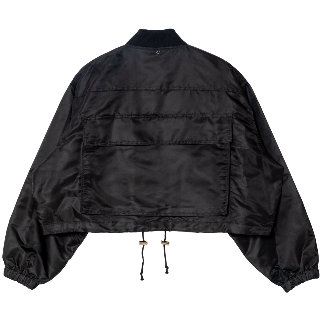 Short Flight Jacket(BLACK) – BASICKS