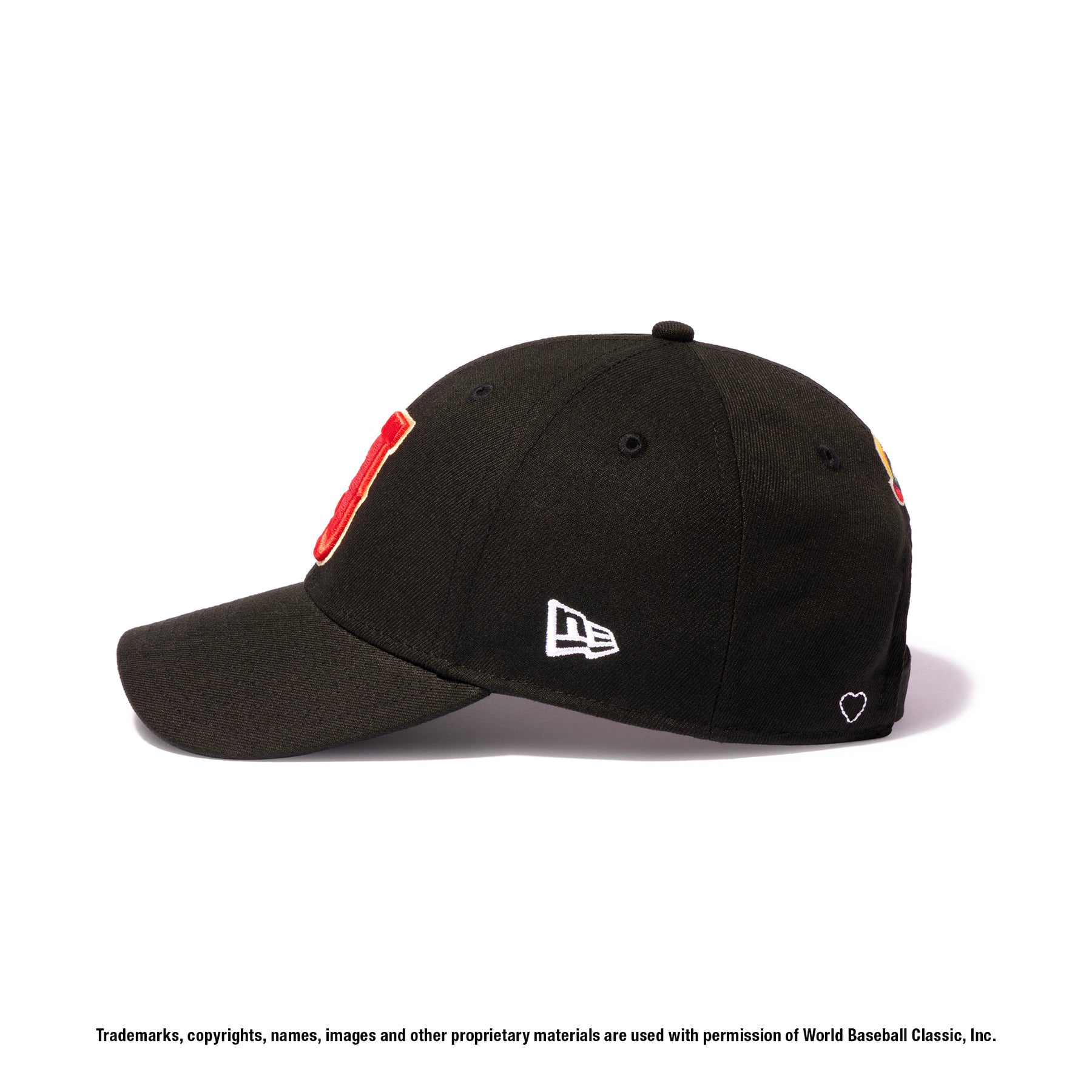 新品NEWERA ニューエラ 9FORTY BASICKS WBCブラック BASICKS - 【ラスト1点】【限定】9 FORTY Yankees Heart Embroidery